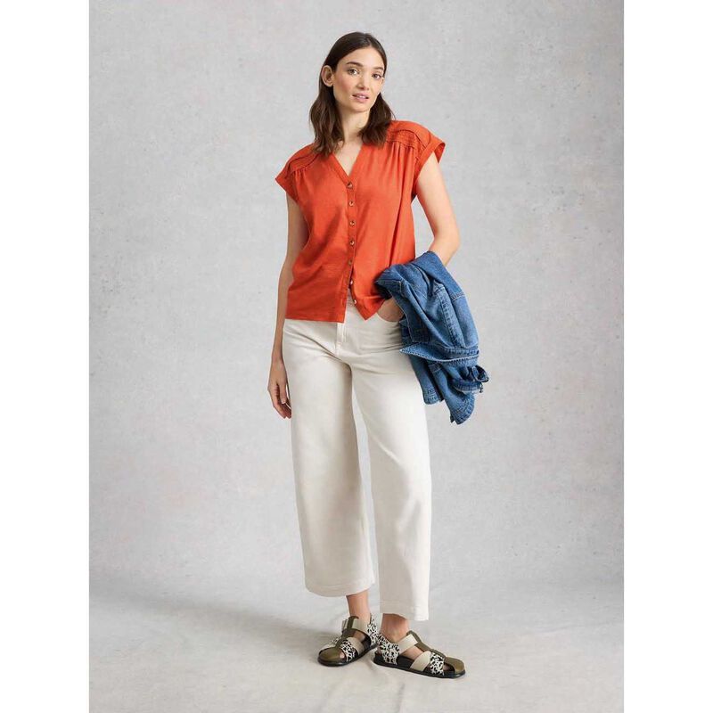 White Stuff Billie Button Shirt image number 3